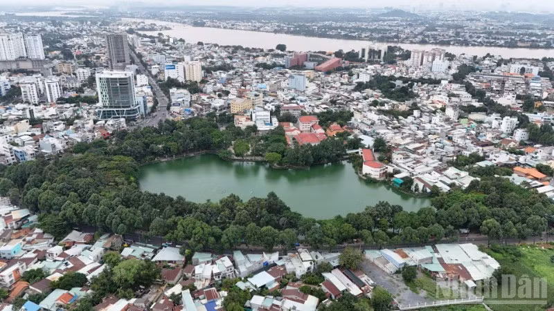 Một góc đô thị phường Trấn Biên, tỉnh Đồng Nai.
