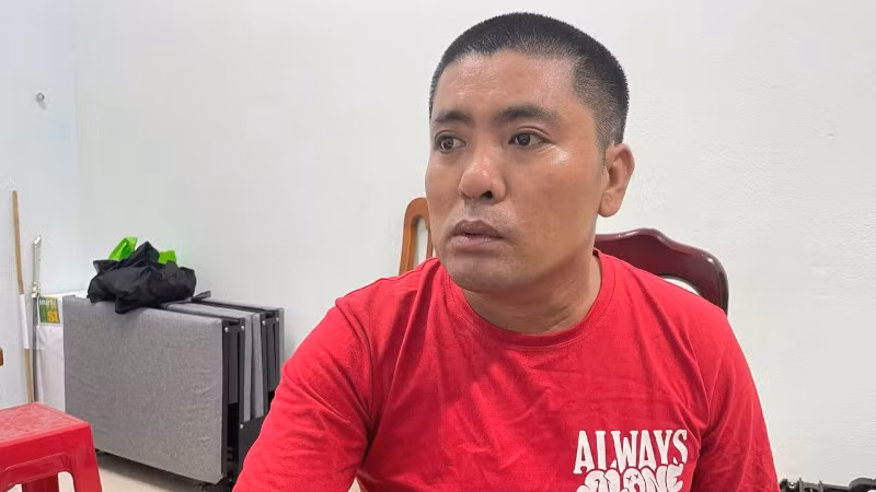 Đối tượng Lê Văn Thành. (Ảnh: Công an cung cấp)