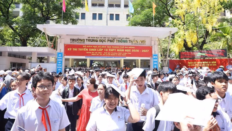 Đà Nẵng chính thức công bố điểm thi lớp 10 vào 19 giờ tối 8/6.