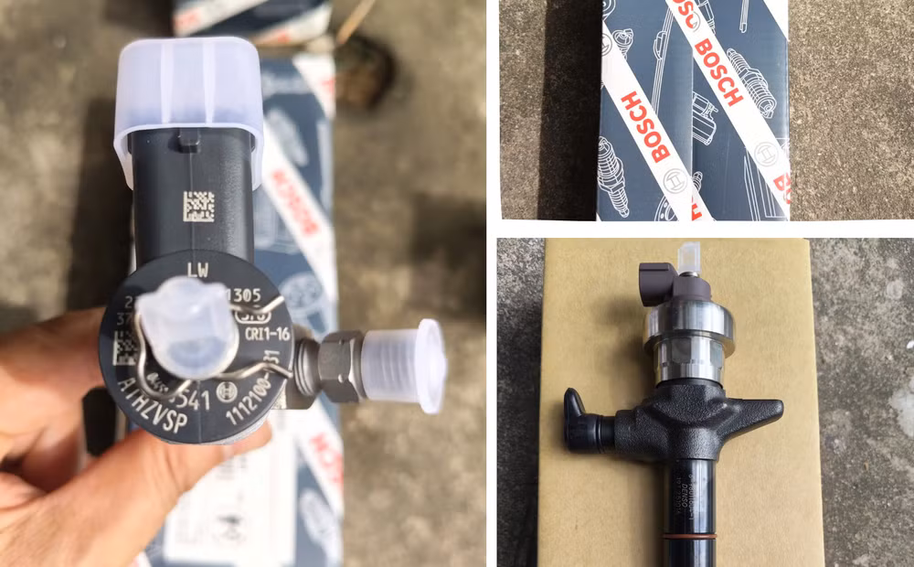 Toàn bộ đầu kim và kim phun mang nhãn hiệu BOSCH bị tạm giữ đều là hàng hóa giả mạo nhãn hiệu đang được bảo hộ tại Việt Nam. 