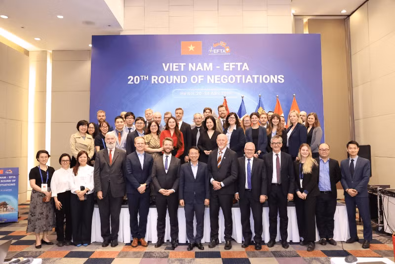 Việt Nam và EFTA kết thúc đàm phán Hiệp định thương mại tự do.