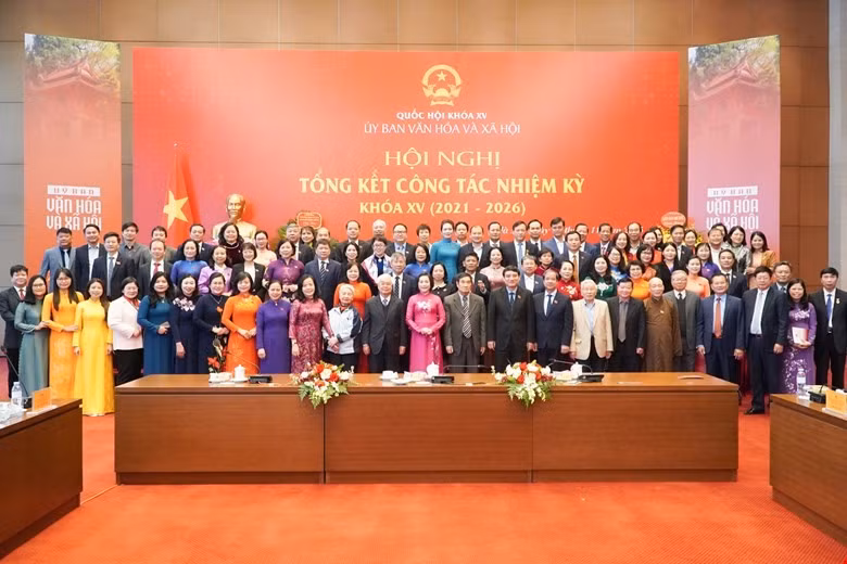 Hội nghị tổng kết công tác nhiệm kỳ Quốc hội khóa XV của Ủy ban Văn hóa-xã hội Quốc hội.