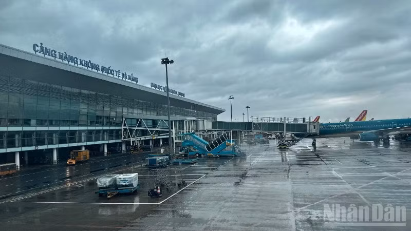 Một góc Cảng hàng không quốc tế Đà Nẵng.