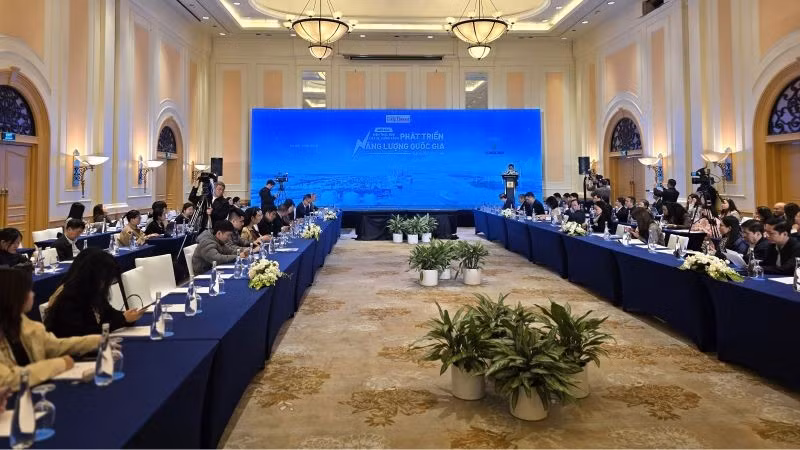 Diễn đàn hiện thực hóa cơ chế, chính sách phát triển năng lượng quốc gia giai đoạn 2026-2030. (Ảnh: KIM DUNG)