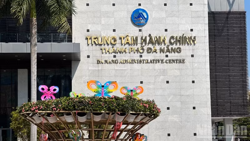 Trung tâm hành chính thành phố Đà Nẵng. (Ảnh: ANH ĐÀO)