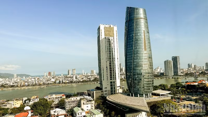Một góc trung tâm hành chính thành phố Đà Nẵng.