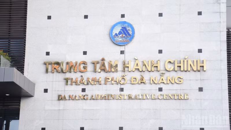 Trung tâm hành chính thành phố Đà Nẵng. (Ảnh: ANH ĐÀO)