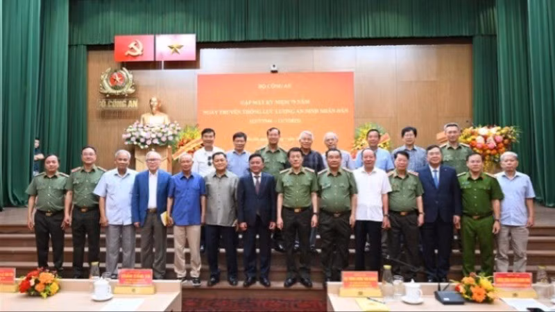 Các đại biểu tại buổi gặp mặt. Ảnh: bocongan.gov.vn