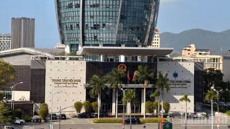 Trung tâm hành chính thành phố Đà Nẵng. (Ảnh: ANH ĐÀO)