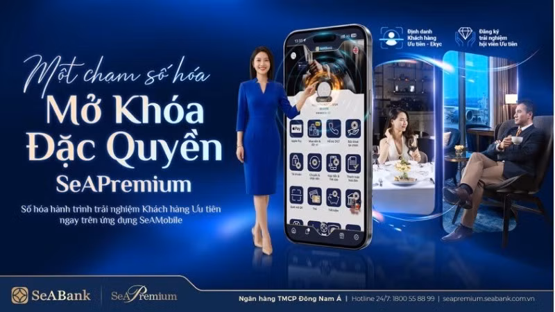 3 tính năng mới chuyên biệt trên SeAMobile nâng tầm trải nghiệm số cho Khách hàng Ưu tiên.
