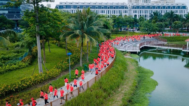 800 cán bộ nhân viên đã cùng nhau chinh phục quãng đường 3.000km hướng tới Ngày truyền thống Tập đoàn.