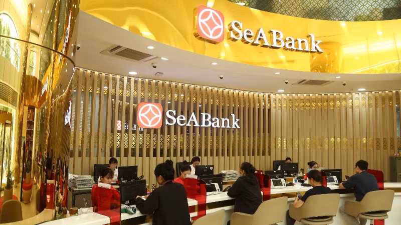 Phòng giao dịch Seabank. 