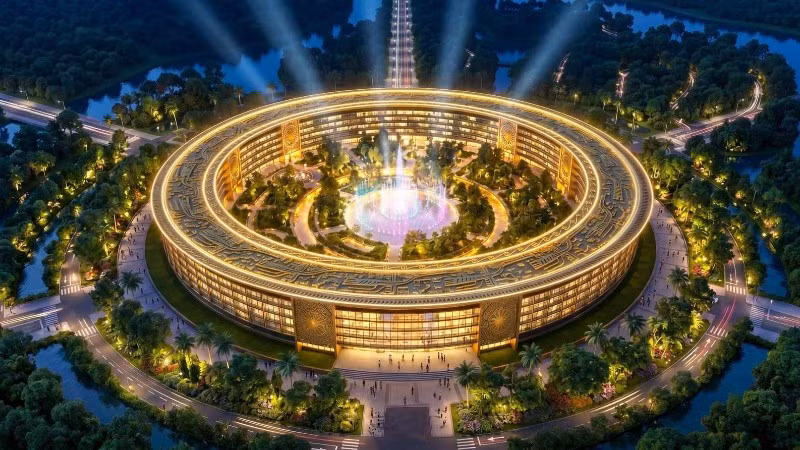Trung tâm R&D là công trình đầu tiên được Sunshine Group công bố tại Khu đô thị thông minh ven sông Đại Phước với quy mô 4 tỷ USD.