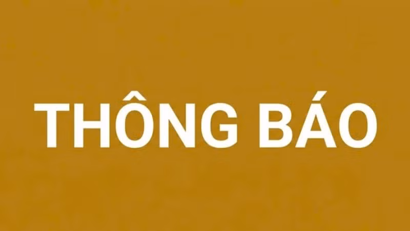 Công ty Cổ phần Kinh doanh than Miền Bắc - Vinacomin thông báo hủy thầu