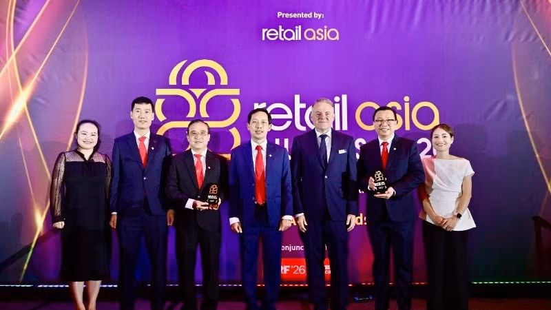 Giải thưởng Bán lẻ châu Á-Retail Asia Awards 2026 vinh danh Saigon Co.op ở hai hạng mục “Nhà bán lẻ nội địa của năm-Việt Nam” và “Thương hiệu hàng nhãn riêng của năm-Việt Nam”.