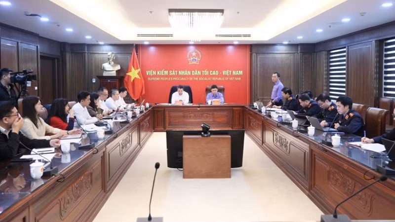 Quang cảnh buổi làm việc.