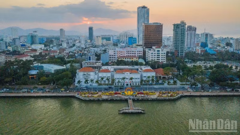 Một góc trung tâm thành phố Đà Nẵng.