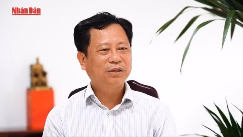 Ông Phạm Văn Tùng, Viện Trưởng Viện Kỹ thuật biển, Bộ Nông nghiệp và Môi trường.
