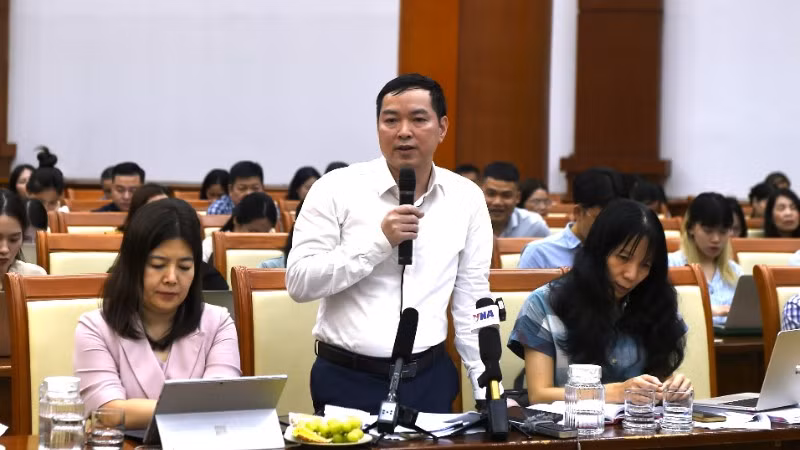 Ông Dương Tiến Dũng, Phó Vụ trưởng Vụ Ngân sách nhà nước (Bộ Tài chính). (Ảnh: BTC)