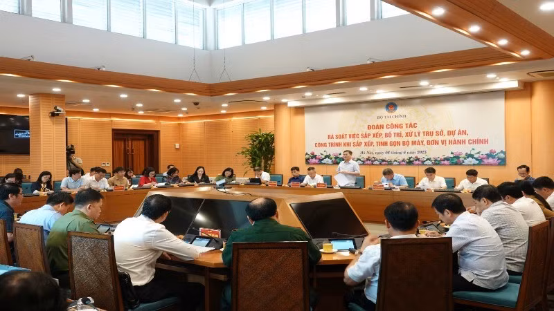 Toàn cảnh buổi làm việc. (Ảnh: Minh Phương)