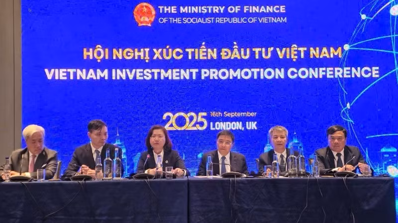 Bộ Tài chính đã tổ chức thành công Hội nghị xúc tiến đầu tư tại Vương quốc Anh. (Ảnh: BTC)