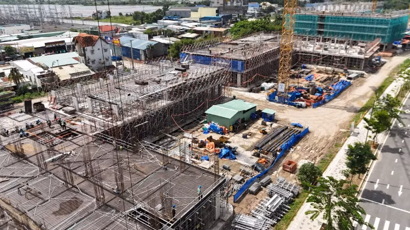 Một dự án nhà ở xã hội trên địa bàn phường Long Thành.