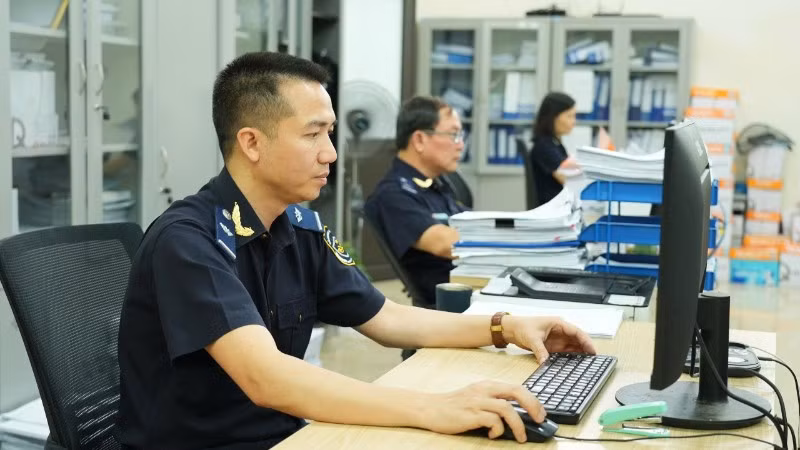 Việc số hóa chứng từ góp phần nâng cao hiệu quả xử lý hồ sơ hải quan. 