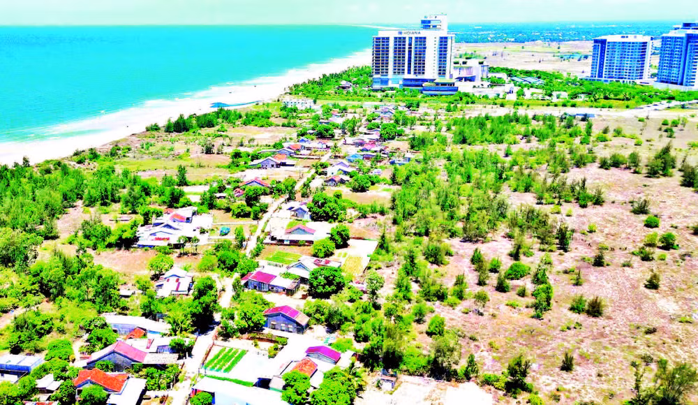 Một góc Khu tái định cư Duy Hải ở xã Duy Nghĩa.