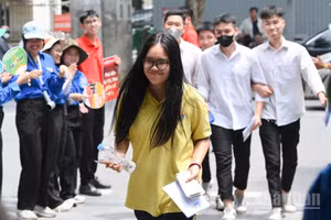 Thí sinh tại Kỳ thi tốt nghiệp THPT năm 2025 (Ảnh: ĐẠI THẮNG)