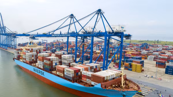 Tám tháng năm 2026, tổng kim ngạch xuất, nhập khẩu hàng hóa đạt 770,14 tỷ USD, là mức cao nhất của tám tháng từ trước đến nay. (Ảnh minh họa: ĐỖ BẢO)