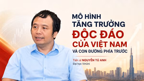 Theo Tiến sĩ Nguyễn Tú Anh, Đại học VinUni, Việt Nam có thể đạt mục tiêu tăng trưởng bằng cải cách thể chế và nâng cấp doanh nghiệp trong nước. (Ảnh có sử dụng yếu tố AI)