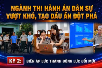 Đội ngũ cán bộ, chấp hành viên thi hành án dân sự nỗ lực vượt qua khó khăn, biến thách thức, áp lực thành động lực để đổi mới, hoàn thành tốt nhiệm vụ được giao. (Ảnh minh họa. Nguồn: KT)