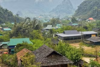 Một góc Điểm du lịch cộng đồng Mường Lống, xã Mường Lống, tỉnh Nghệ An.