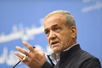 Tổng thống Iran Masoud Pezeshkian. (Ảnh: XINHUA)