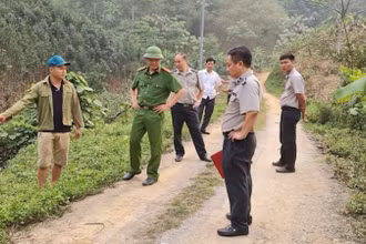 Một vụ thi hành án dân sự tại địa phương. (Ảnh: TH)