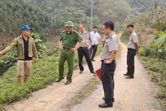 Một vụ thi hành án dân sự tại Lào Cai. (Ảnh: TL)