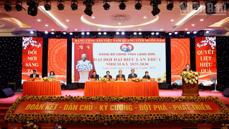 Đại hội Đại biểu Ủy ban nhân dân tỉnh Lạng Sơn lần thứ 1, nhiệm kỳ 2025-2030.