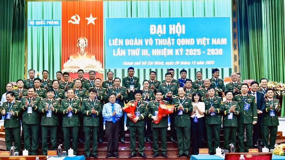 Ban Chấp hành Liên đoàn Võ thuật Quân đội nhân dân Việt Nam nhiệm kỳ 2025-2030. 