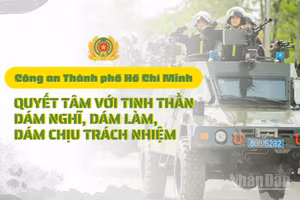 Công an Thành phố Hồ Chí Minh: Quyết tâm với tinh thần dám nghĩ, dám làm, dám chịu trách nhiệm 
