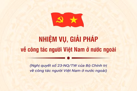 [Infographic] Nhiệm vụ, giải pháp về công tác người Việt Nam ở nước ngoài