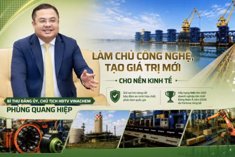 Bí thư Đảng ủy, Chủ tịch Hội đồng thành viên Vinachem Phùng Quang Hiệp