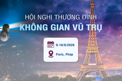 [Infographic] Hội nghị Thượng đỉnh Không gian vũ trụ tại Paris, Pháp