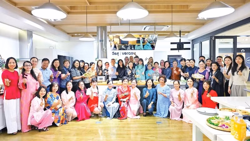 Một hoạt động quảng bá văn hóa Việt Nam tại Thái Lan. (Ảnh: Đại sứ quán Việt Nam tại Thái Lan)