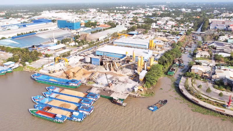 Khu công nghiệp Mỹ Tho, phường Trung An (tỉnh Đồng Tháp).