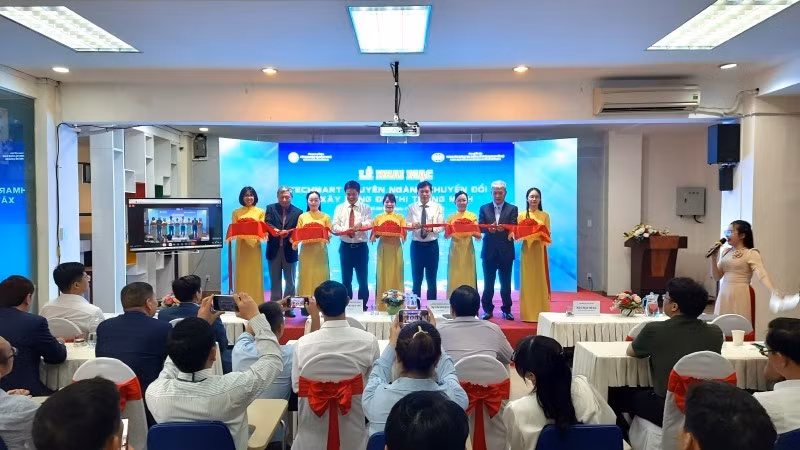 Nghi thức khai mạc Techmart 2025.