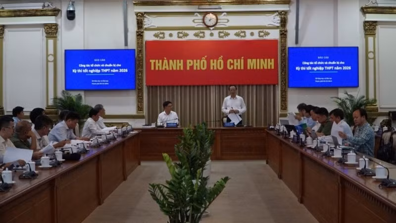 Quang cảnh buổi làm việc.