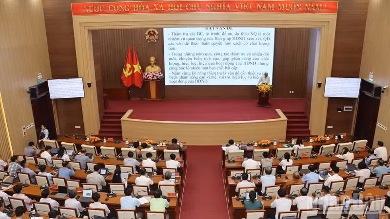 Quang cảnh hội nghị tập huấn.