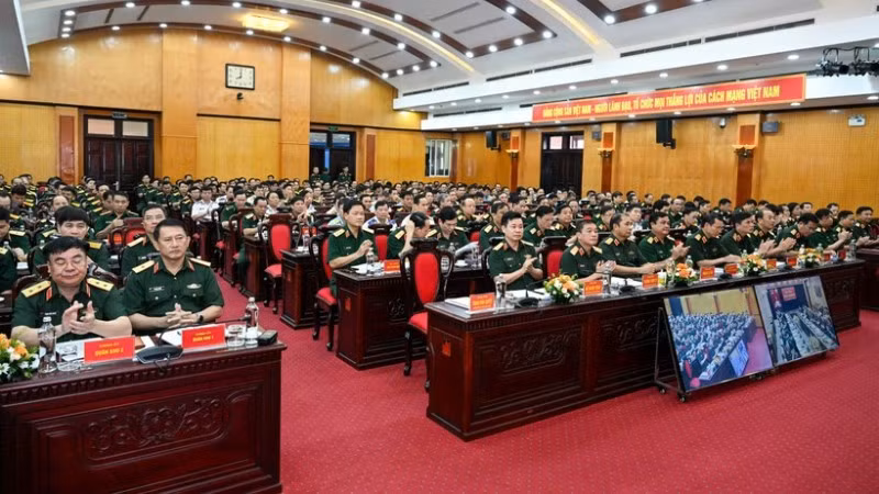 Quang cảnh hội nghị. (Ảnh: THẾ ĐẠI)