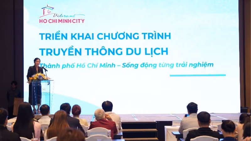 Sở Du lịch Thành phố Hồ Chí Minh triển khai chương trình truyền thông du lịch. (Ảnh: Sở Du lịch Thành phố Hồ Chí Minh cung cấp)