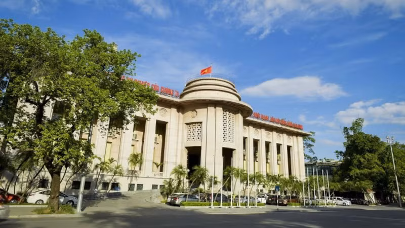 Trụ sở Ngân hàng Nhà nước Việt Nam tại Hà Nội. (Ảnh minh họa)